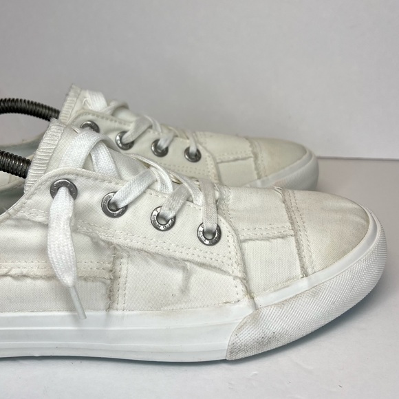 BLOWFISH Malibu Maxine FE Slip On Sneakers White Color Washed Recycled Canvas 10 - Picture 11 of 16